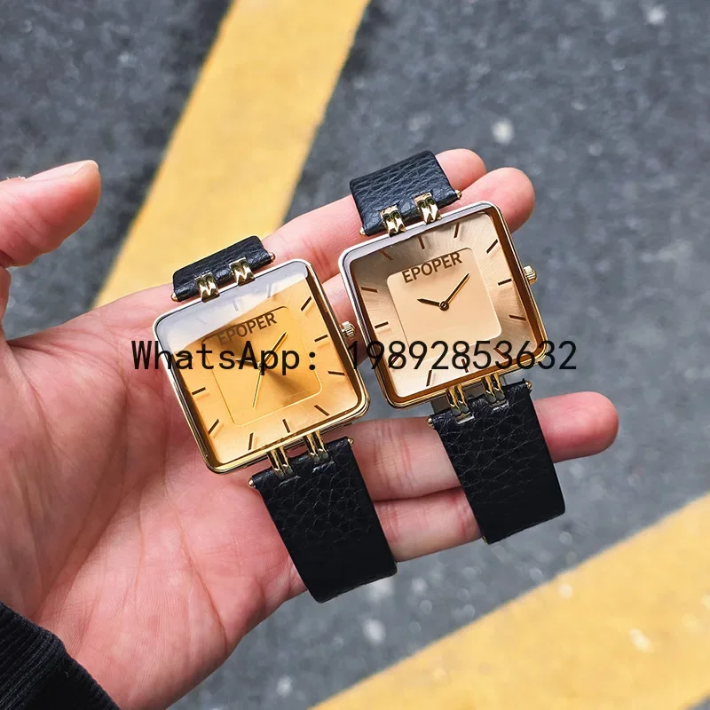 

x-14 workplace high-end retro niche art fashion temperament versatile square quartz watch
