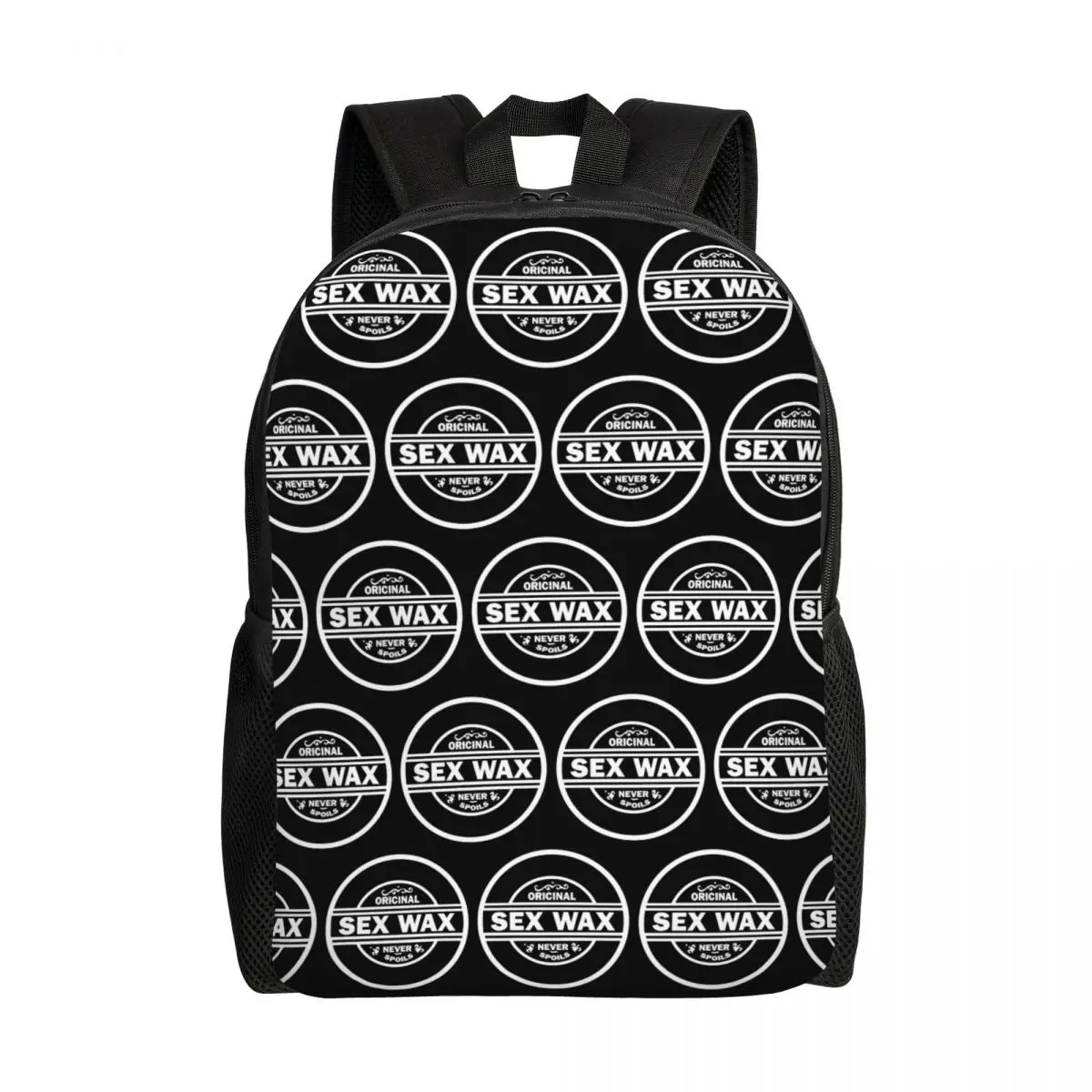 Customized Mr Zogs Sex Wax Backpacks Men Women Casual Bookbag for School College Surfing Surf Gift Bags