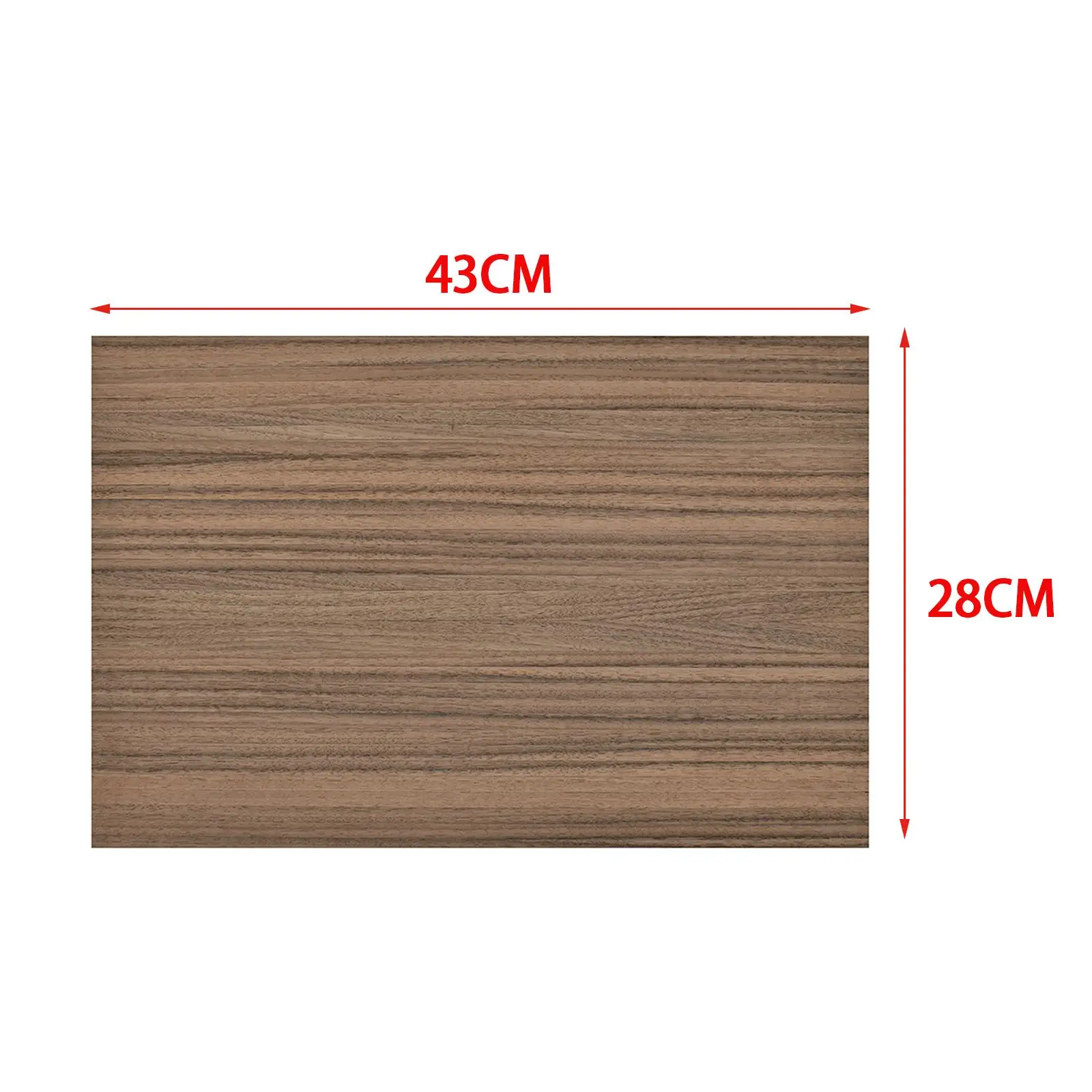 Miniatur lantai Stikcy, aksesoris lantai Strip kayu