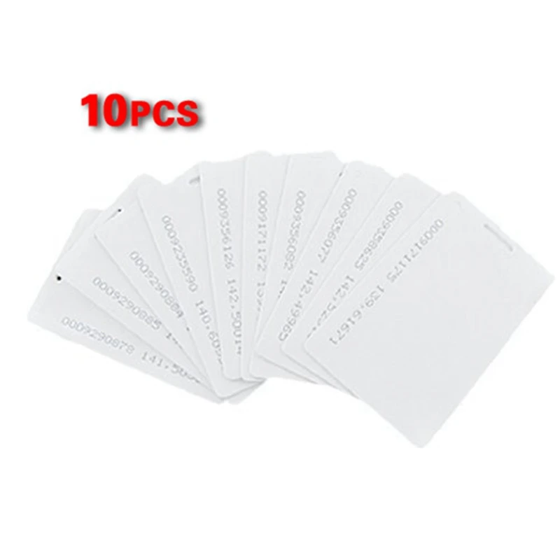 50 Pcs White 125Khz 1.9Mm RFID Access Proximity Card