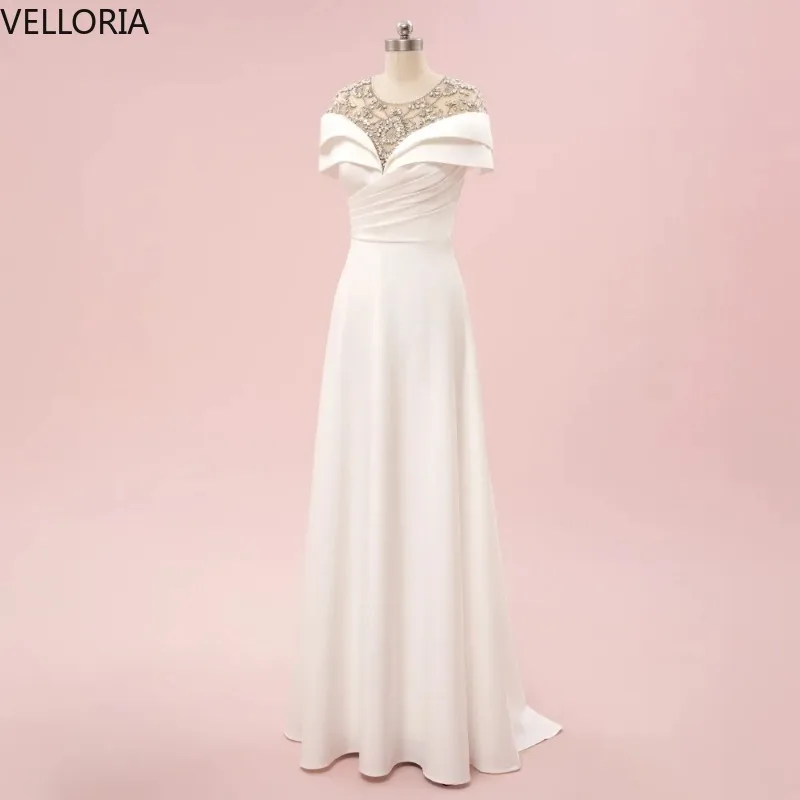 Elegante abito da sera con spalle scoperte con dettagli in rilievo Abito da ballo avorio Abito da ballo di fine anno Vestdos De Fiesta Personalizzato