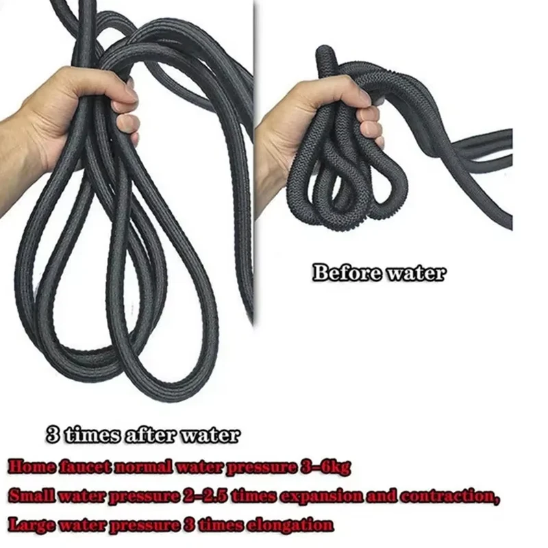 Household Magic Water Pipe, Metal Spray Foam Gun, Anti kinking, Leak Proof Hose, Used For Cleaning The Lawn Terrace