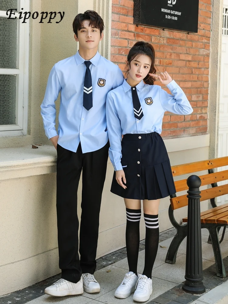 Class Clothes Autumn Suit Student School Uniform Junior High School Student Clothes Graduation Photo Chorus Performance Clothes