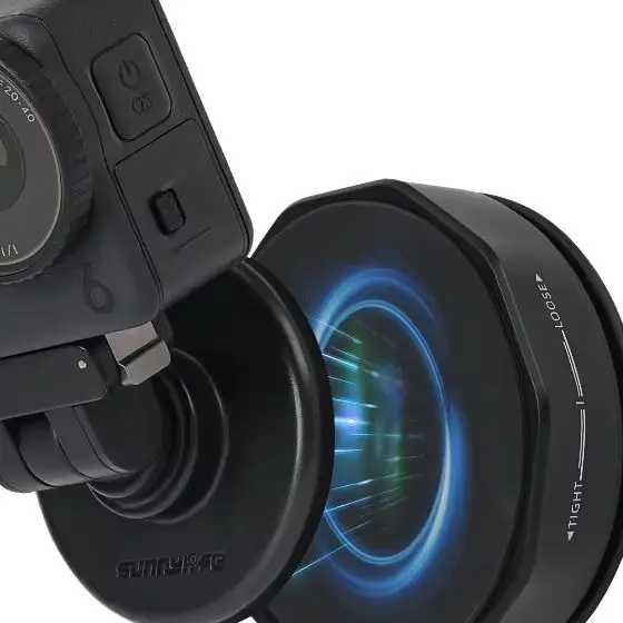 

Universal Heavy-Duty Suction Cup Mount | Manual Twist-Lock & Spin-Formed Base for Action Cameras & Magnetic Accessories