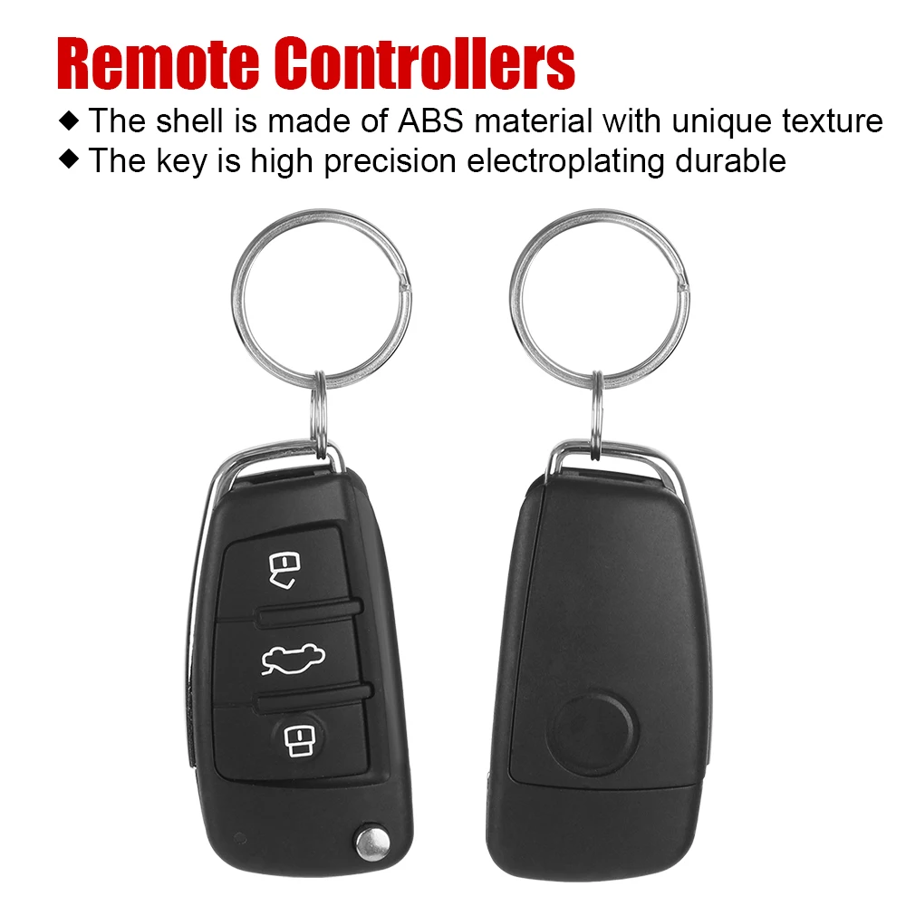 Universal Auto Remote Central Kit 12V Remote Unlocking General Motors Door Lock Keyless Access System Car Remote Control