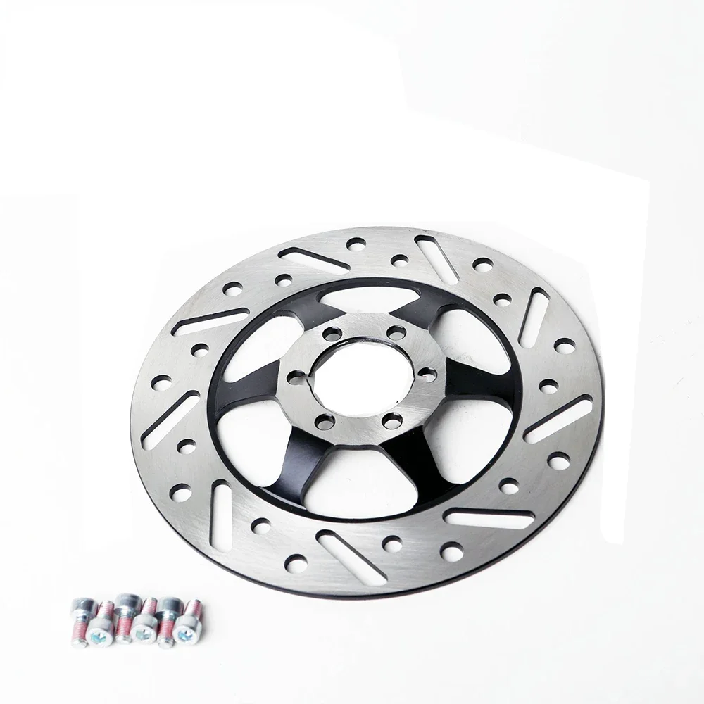 160mm Disc Brake Rotor 6 Hole Ebike Electric Vehicles Scooters Raised Rotor Thickened Disc Electric Bike Scooters Part