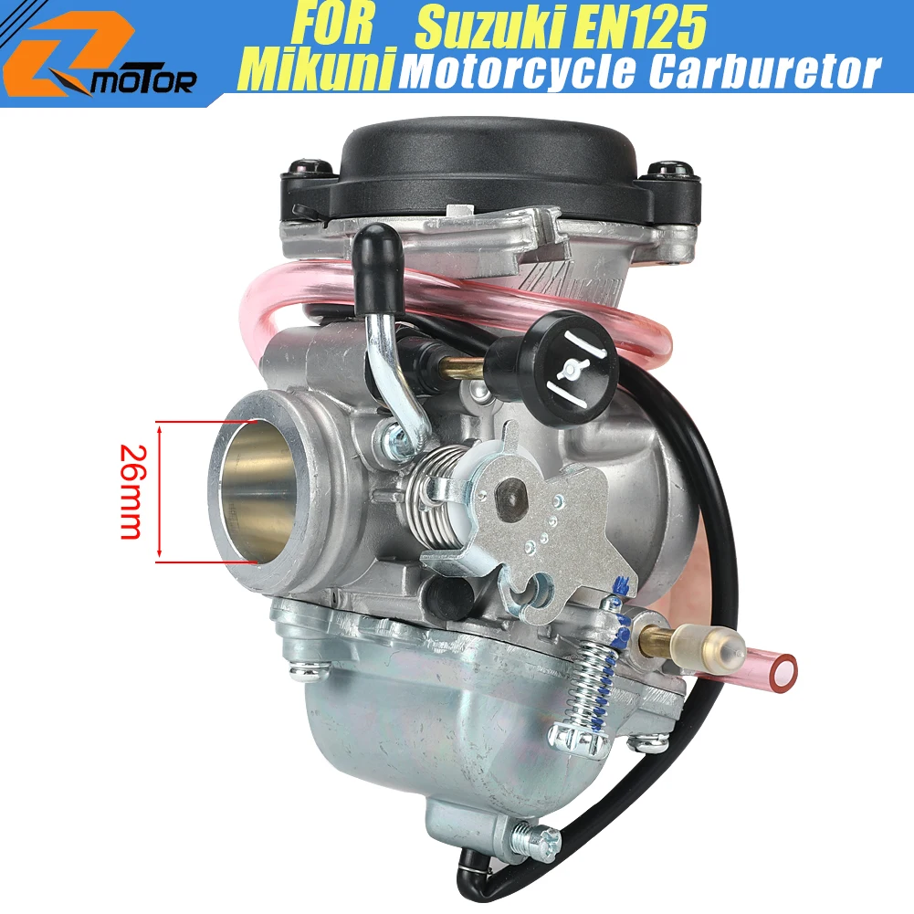 26mm Manual Choke Carburetor For Suzuki EN125 125cc EN125-2AK3 For Mikuni Carb Modified GZ125 GS125 GN125 GZ Motorcycle Carb