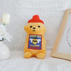 New INS Pet Toy Cute Little Bear Honey Can Toy Squeaking Paper Dog Toy Simulation Honey Can Dog Interactive Games