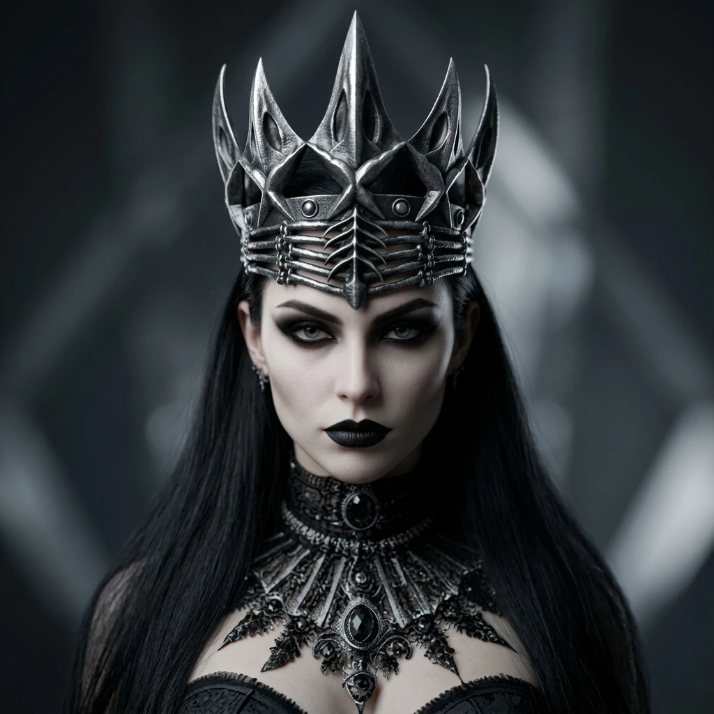 Gothic Spiked Crown Tiara Headpiece Antique Resin Vintage Craft Halloween Party Cosplay Stage Wear Sharp Pointed Spikes Crown Design Black Gold Silver Multi Color Adjustable Band Comfort Fit For Women Men Roleplay Players Fans Headpiece Costume Party Gift