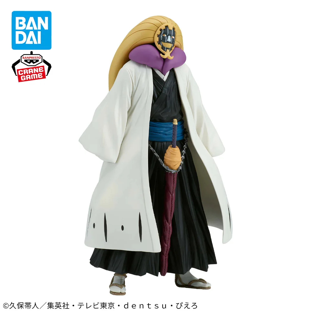 In Stock Original BANPRESTO SOLID AND SOULS BLEACH: Thousand-Year Blood War Mayuri Kurotsuchi Figure Anime Model Genuine Toy