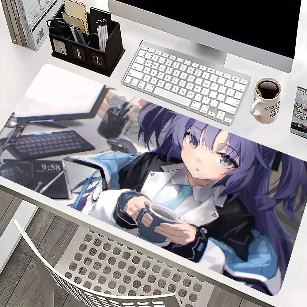 

Anime Hayase Yuuka Mouse Pad Gaming Mousepad Abstract Large 800x400x2mm MouseMat Gamer XXL Mause Carpet PC Desk