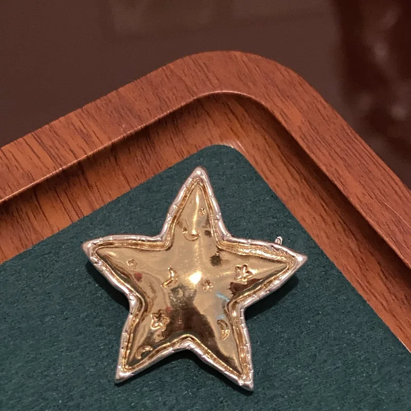 

Baroque Vintage Luxury Star Design Men's and Women's Brooch Pins，Jewelry & Accessories，Wedding Holiday Party CoupleSurprise Gift