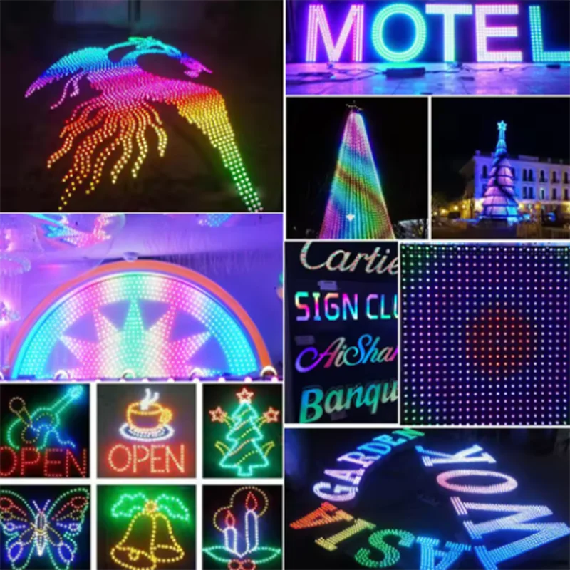 NEW 50pcs 12mm WS2811 2811 IC RGB Full Color Pixels digital Addressable 5V LED Module light Waterproof Point Chrismas String