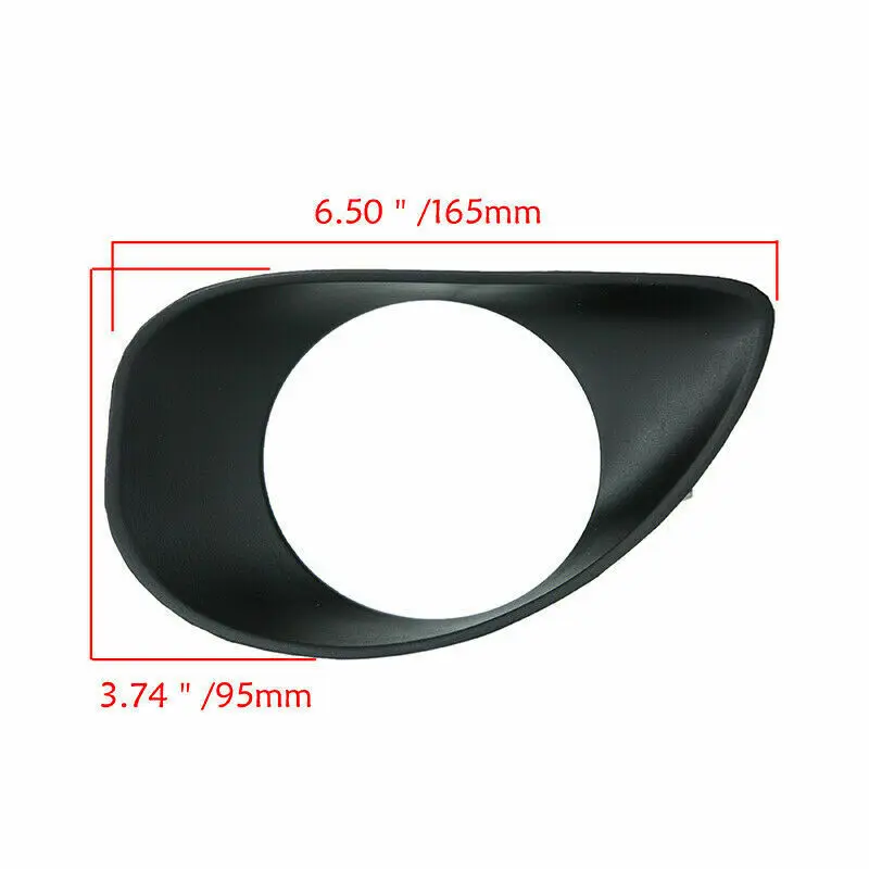 Fog Lamp Frame Front Bumper Fog Light Bezel Cover Trim Fit For Toyota Yaris 2 Door Hatchback 2007 - 2013 Car Accessories