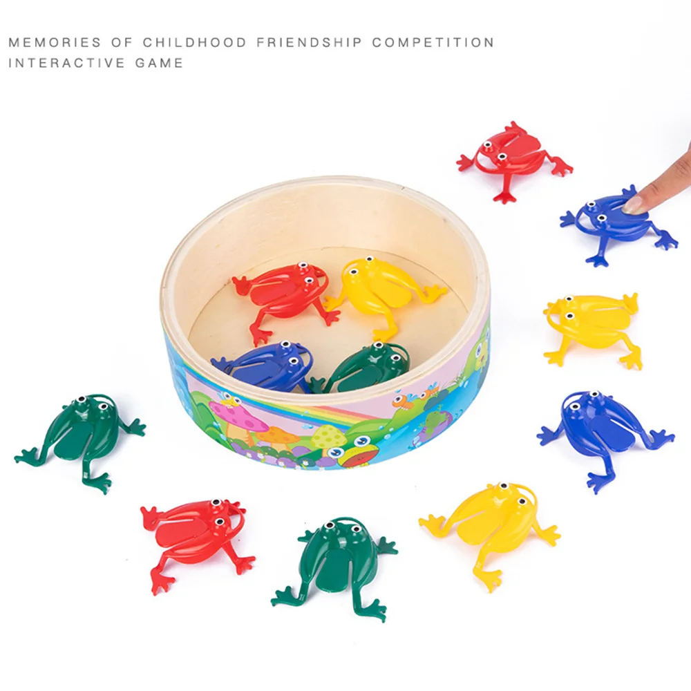 Pesca educativa per bambini per rane Giocattoli per bambini Giocattolo da gioco divertente magnetico in legno