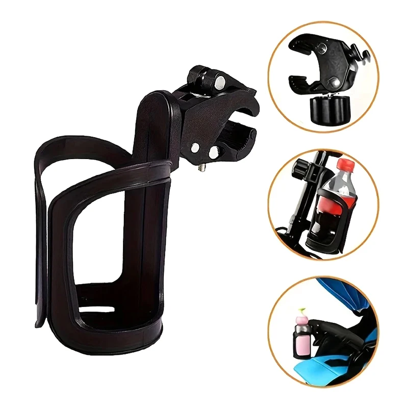 Marine Boat Rail Cup Holder No Drilling Install Drink Holder Drink Bottle Cup Fixed Holder Stand Cup Tray Bicycle Drink Holder