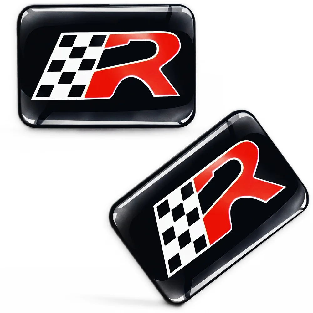 Car Stickers Racing Sports R Automotive Badge Emblem Decals for Car Motorcycle Helmet Mobile Phone, Tablet, Suitcase Sticker
