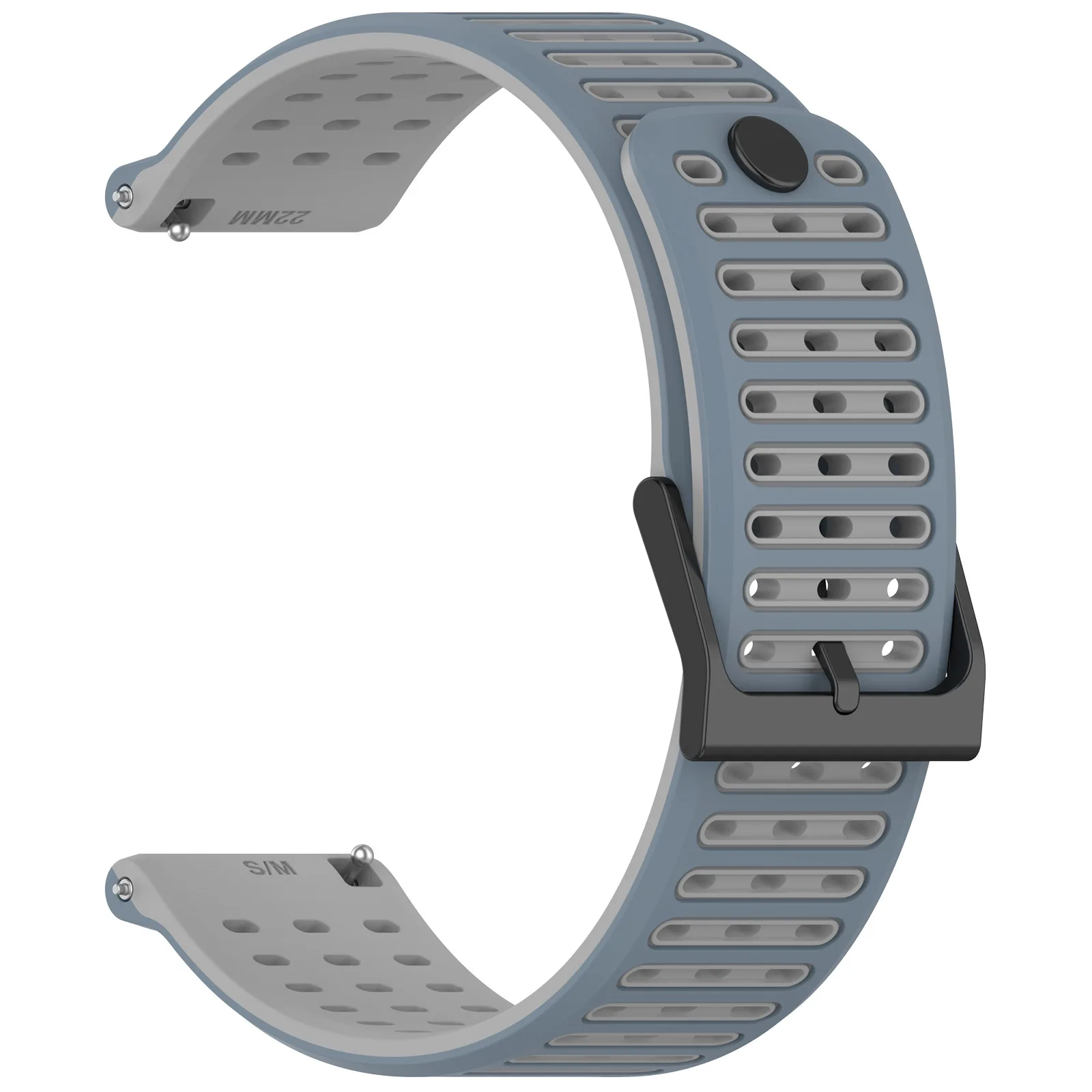 Silikon-Uhrenarmband 22 mm für Suunto Vertical 2/RACE 2 S/Run/Ocean Ersatzband für Suunto 5 9 Peak Pro Armband – Detail 13