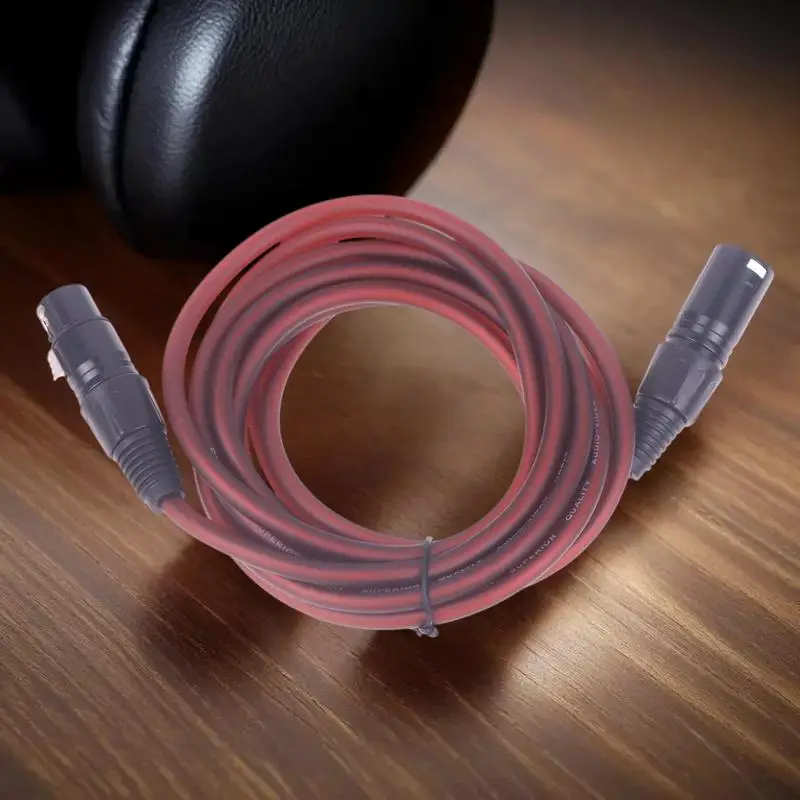 Quality 0.5/1/1.5/3/5m/10m 3-Pin DMX Cable for DJ Stage Lighting, Moving Head Spot, LED Par Wash