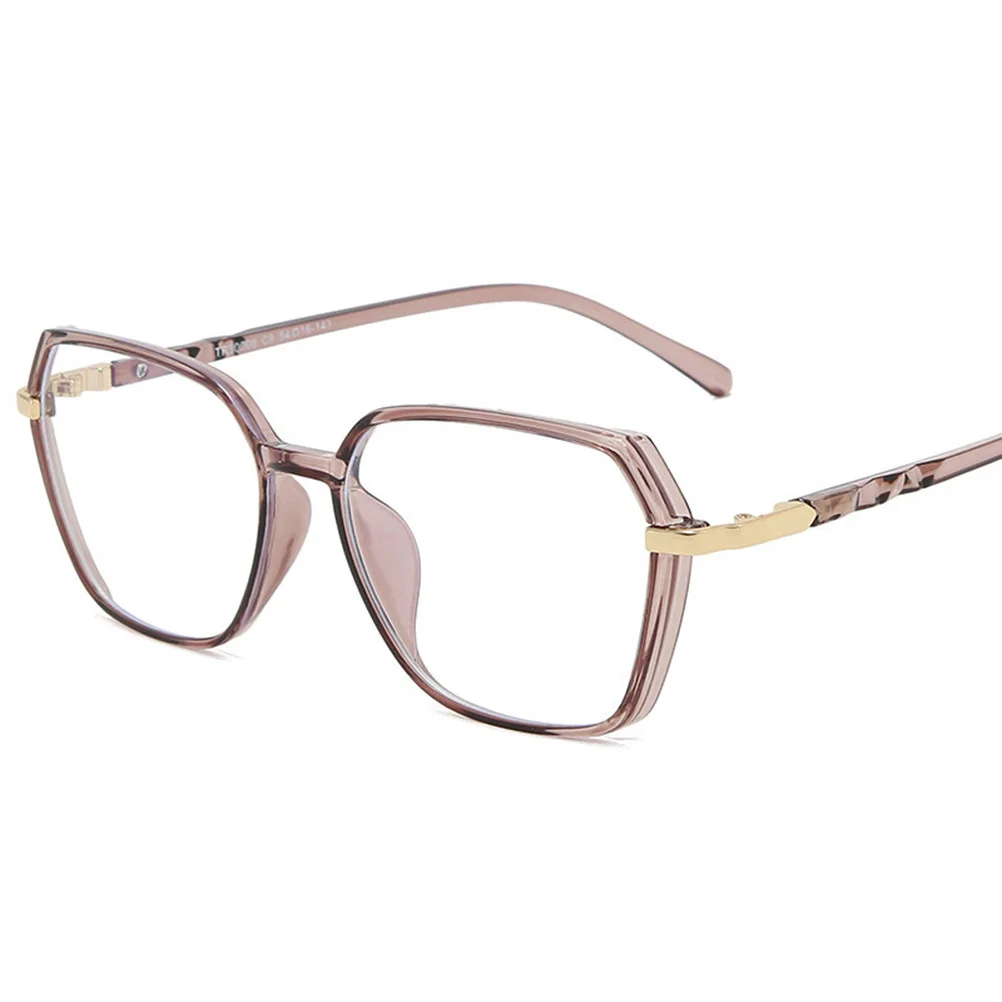 

1Pair Anti-Blue Light Glasses Purple Grey Fashion Elegant Accessory for Men Women Lightweight Comfortable Wear Anywhere