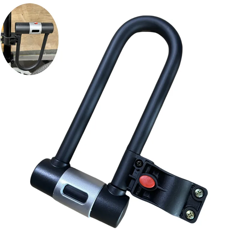 Falante Bicycle U Lock Anti-theft MTB Road Mountain Bike Lock Bicycle Accessories U-Locks Cycling Steel Security Bike Locks