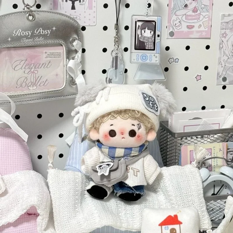 Pakaian Boneka Katun 10Cm Seri Pujian Garam Susu Lucu dan Tampan Tanpa Atribut Pengganti Boneka Setelan Harian Gaun Kawaii