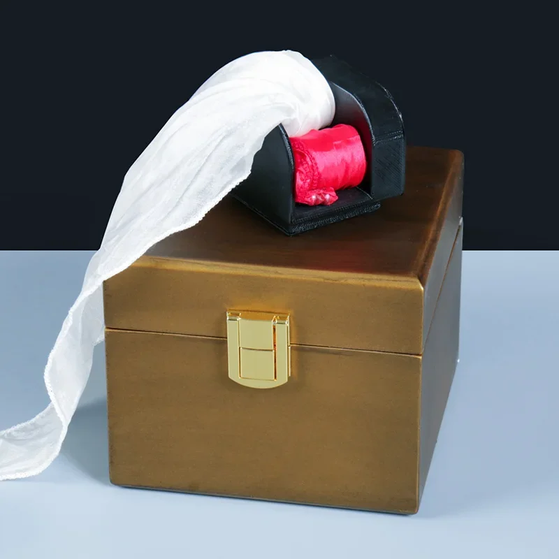 실크 스카프 마술 트릭 천천히 색이 변하고 빛나며 연기가 난다 마술 무대 환상 소품 마술사 도구