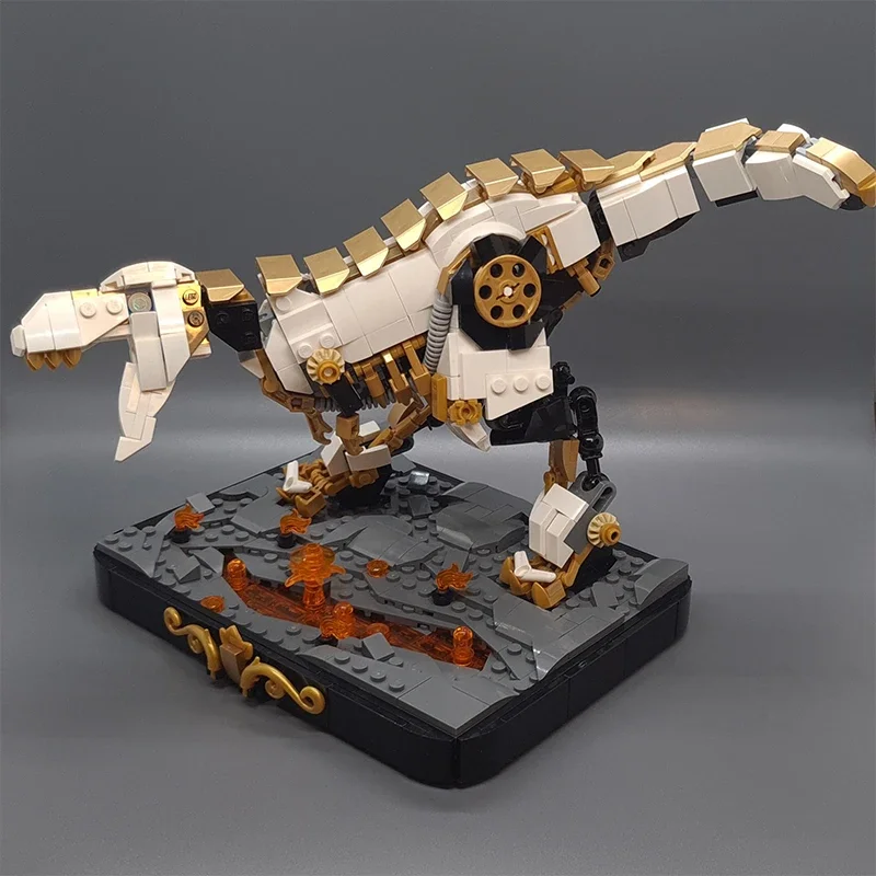 Moc Building Blocks Mecha Model Tyrannosaurus Rex Technical Bricks DIY Assembly Construction Toys For Child Holiday Gifts