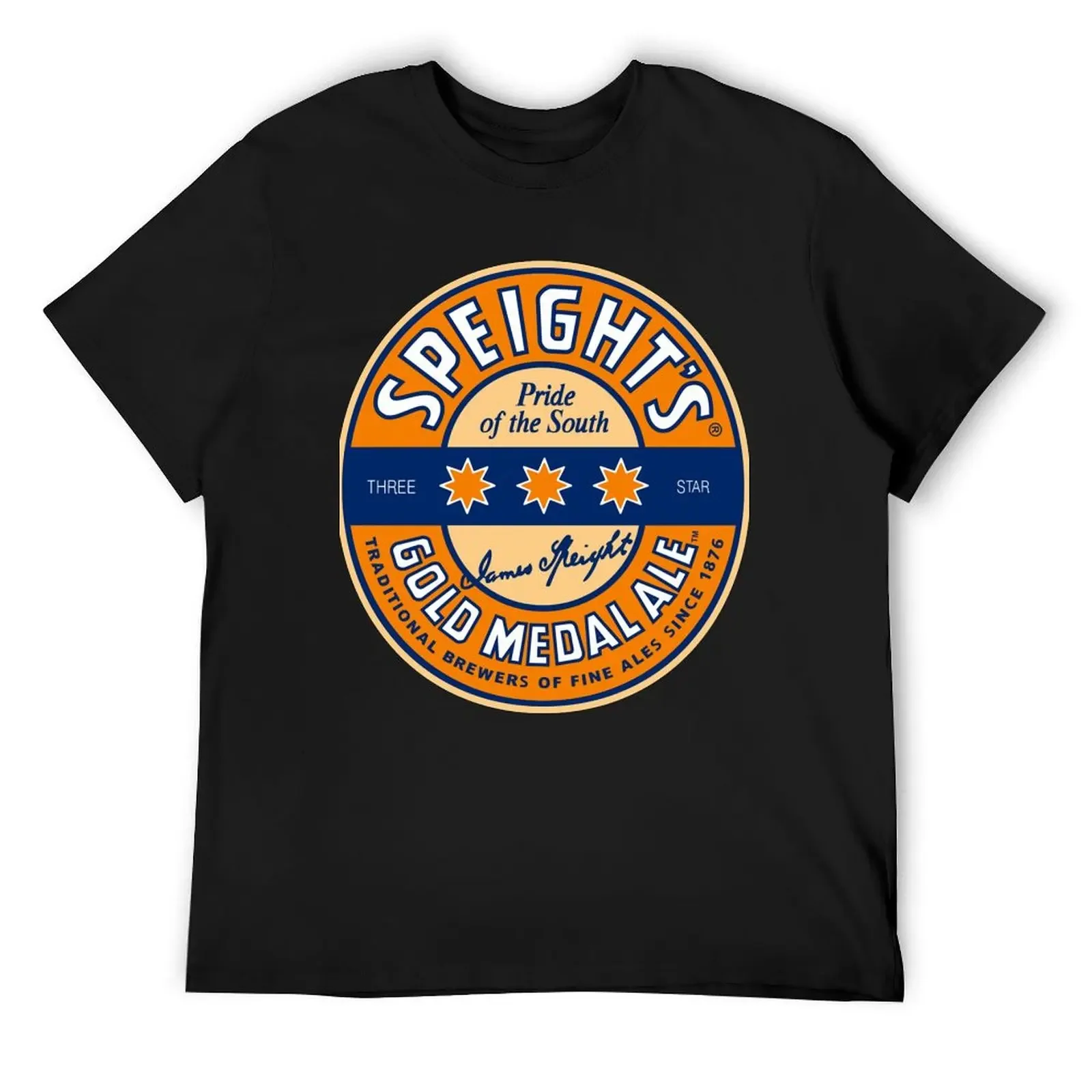 

Speight&x27;s Gold Medal Ale logo T-Shirt graphic tee shirt anime tshirt plain custom t-shirts men t shirt