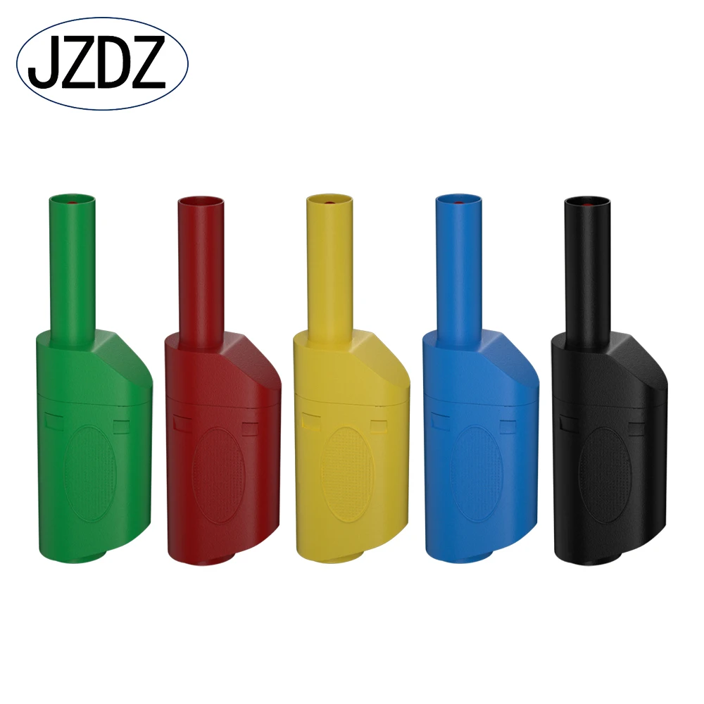 JZDZ 5PCS 4MM Banana Plug Safety Sheath Stackable Wire Solder Connector DIY Electrical Tools J.10038