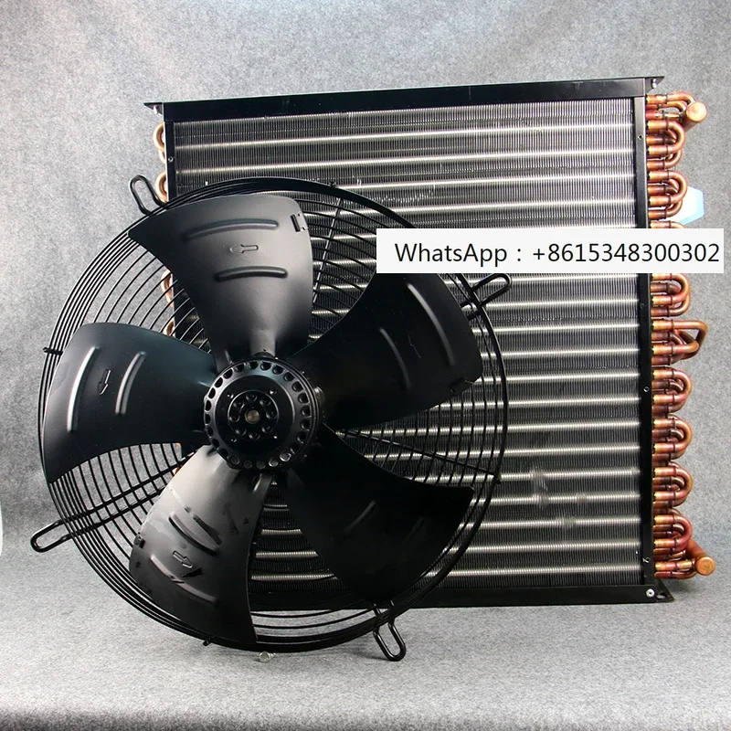 

Simaico 1/4-3 pieces condenser air-cooled copper tube aluminum fin heat exchanger with fan radiator