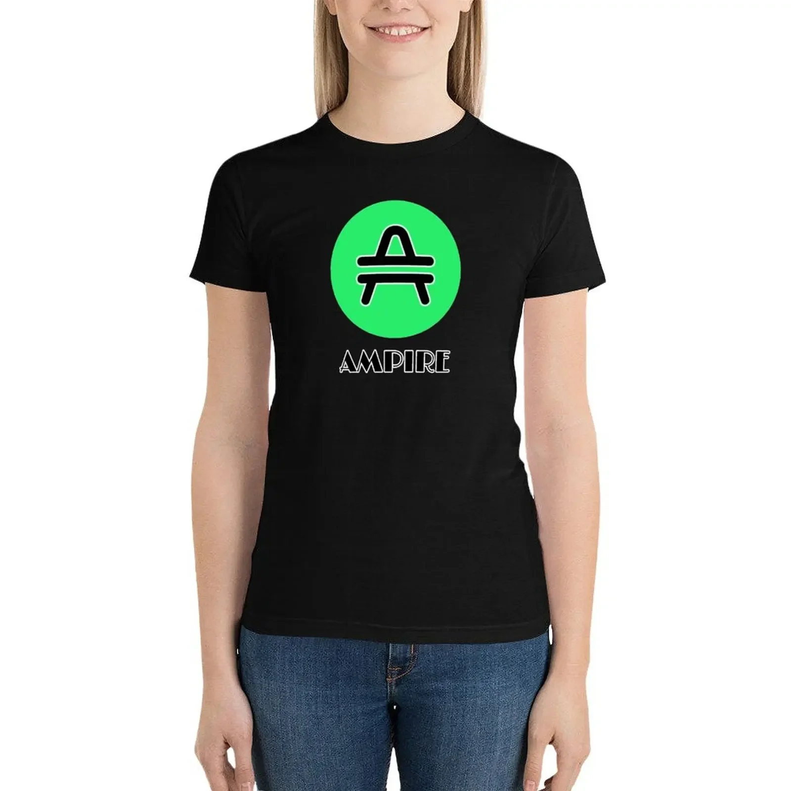 Ampire Amp Token (Green) T-Shirt Aesthetic clothing tops Womens graphic t shirts