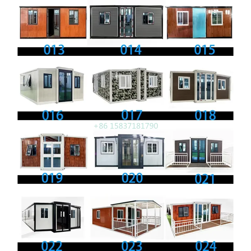 Expandable Container House Tiny Home Villa Hotel Warehouse Folding House Container Steel Sandwich Panel Material Container Home