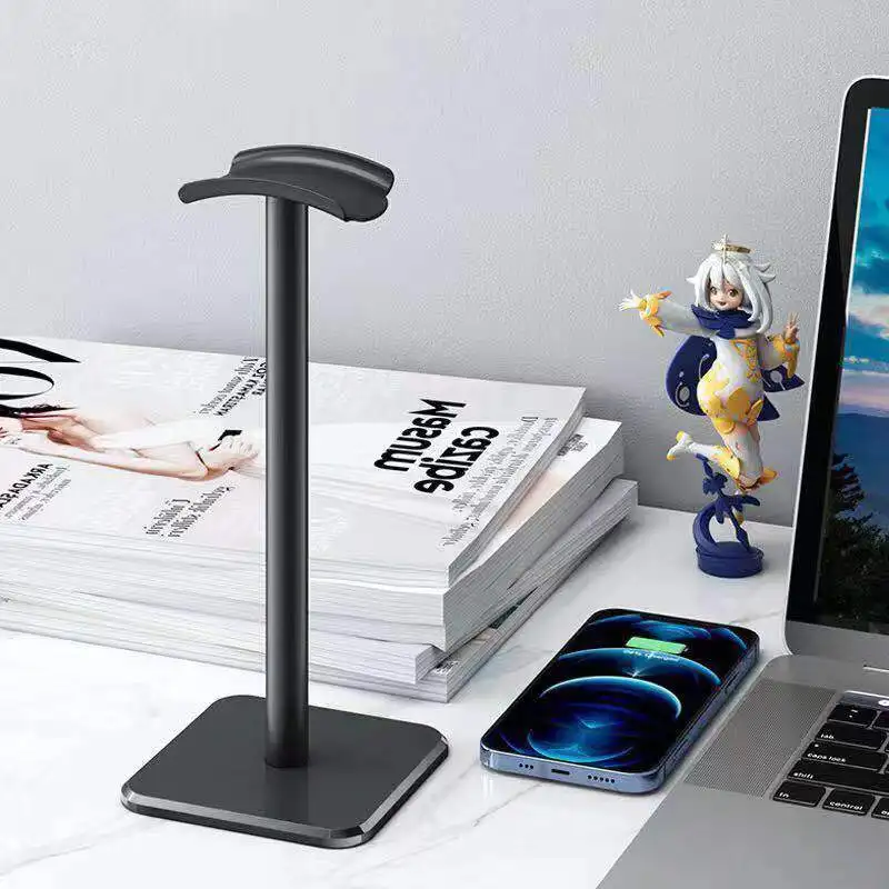 

Universal Aluminuim Removable Holder Aluminum Supporting Bar Flexible Headrest Fashion Headphone Hanger Headphone Holder