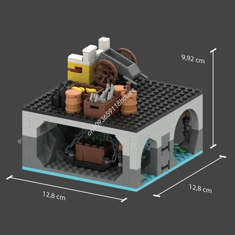 

298pcs MOC Central Cave Expansion Eldorado Piratesed Model Building Blocks Toys Assemble DIY Idea Christmas Gifts Brick Kids