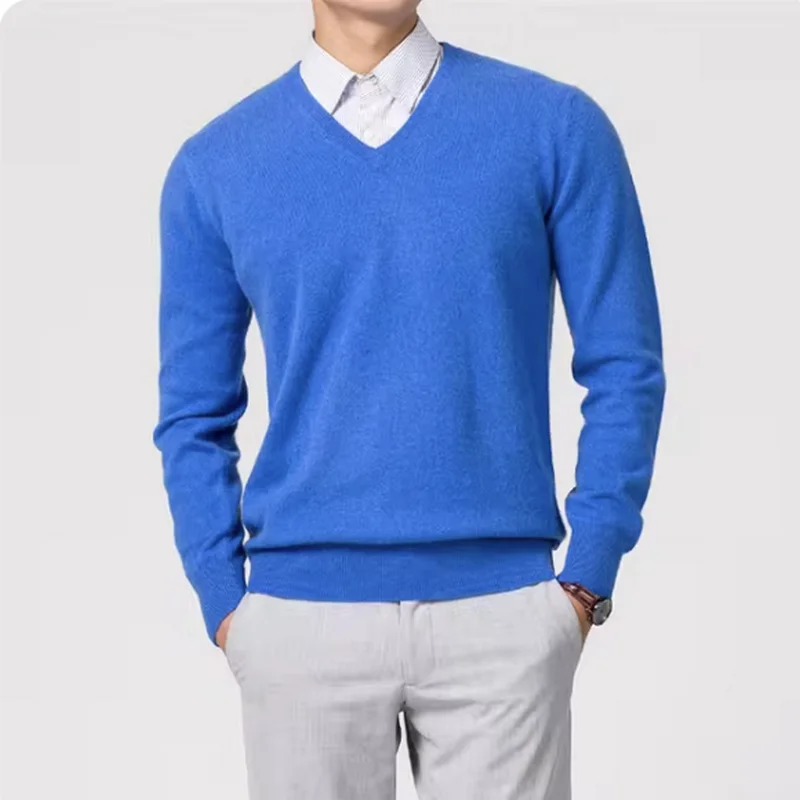 2024 new men\'s and women\'s sweaters V-neck pullover Cashmere knitting hot selling spring women\'s sweaters wool knitting high qua