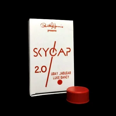 Skycap 2.0 (Red/Yellow/White/Black) Magic Tricks Bottle Cap Penetration Magie Close Up Illusion Gimmicks Props Mentalism Funny