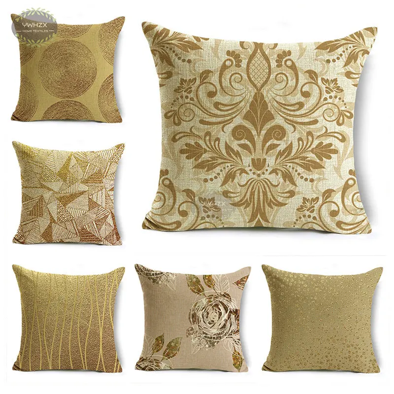 

Золотая серия, Простой Легкий Роскошный чехол для подушки, персиковая кожа, удобный текстурный узор, наволочка для дивана, спальни, высокого качества дакимакура дакимакура фнаф подушка наволочки декоративные подушки