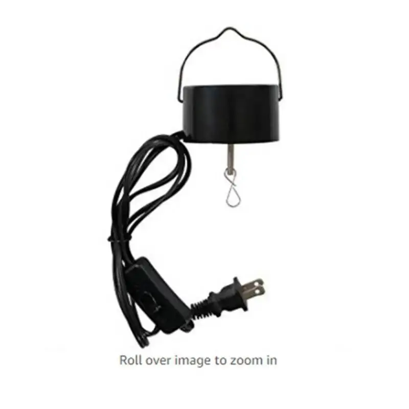 652F Solar Powered Rotating Motor With Hook Mini Hanging Display Motor ​for Wind Spinner & Wind Chimes Hanging Decor