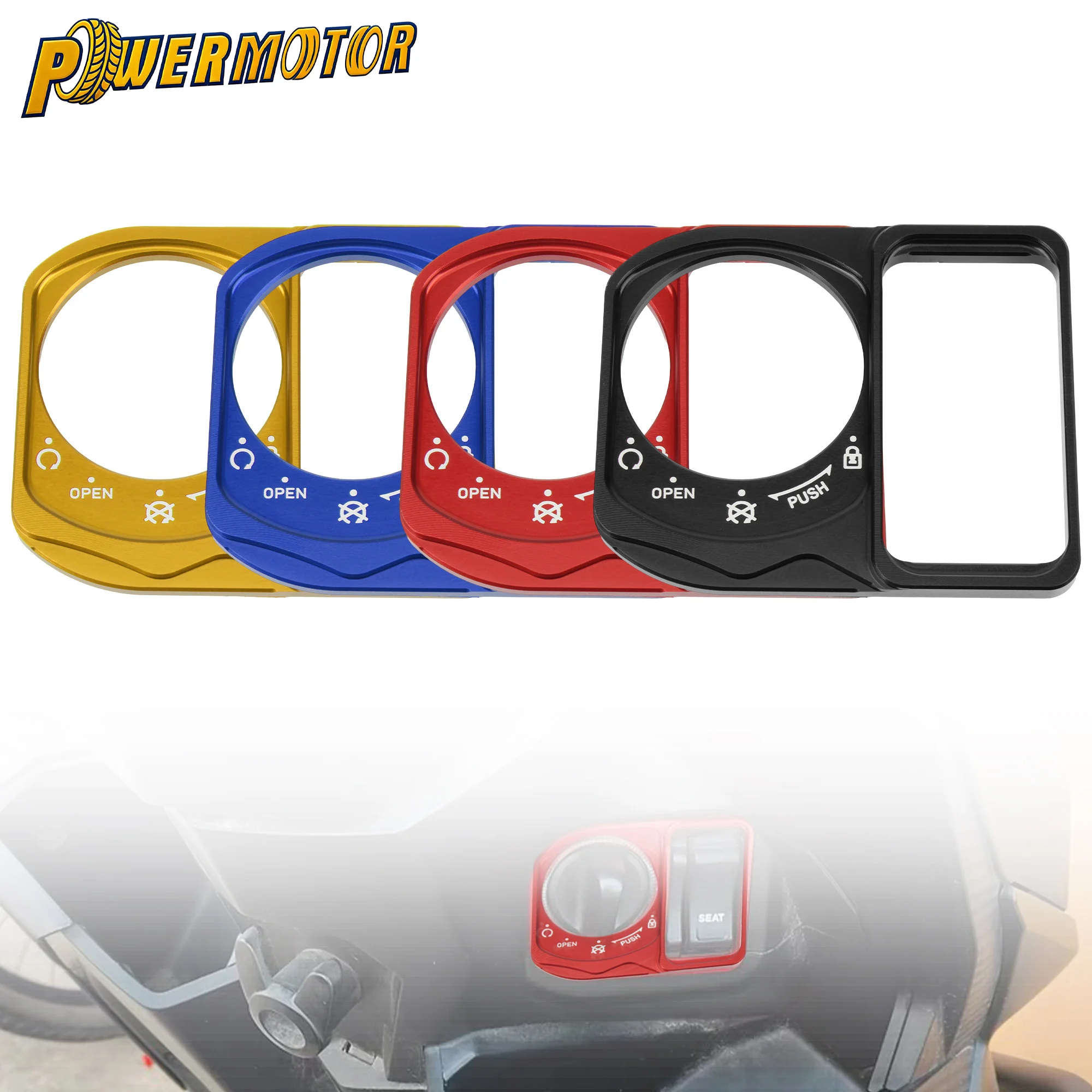 

For Honda PCX160 PCX125 SH125 SH150 NS125LA Scooter Motorcycle Ignition Key Lock Cap Protector Electric Door Lock Decorative