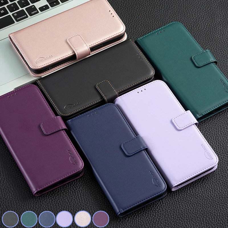 

Luxury Leather Wallet Phone Case on For Xiaomi Redmi 12 5G 12C 12S Note 12 Turbo Note12 Pro Plus 5G Redmi12 Card Magnetic Cases