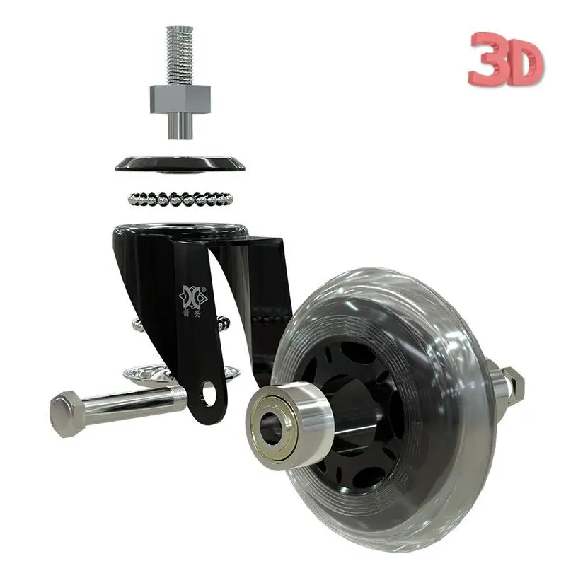 Imagem -03 - Screw Roller Ice Wheel Rodízio Mudo Universal Eletroforese Equipamentos de Entretenimento Scooter Pcs pu