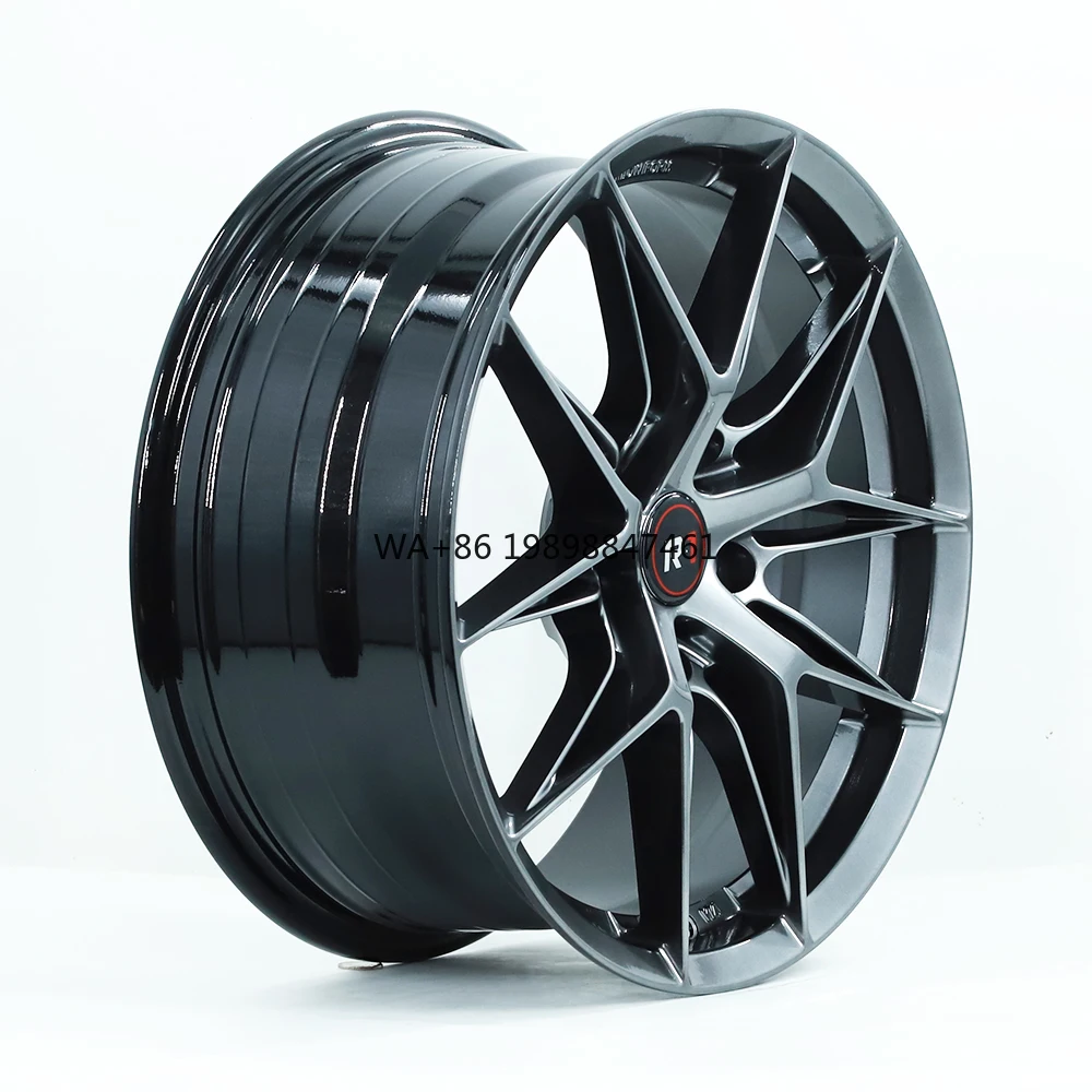 

DX249 15/16/17/18/19 Inch Hyper Black 5X100 Multi Spoke Car Wheels