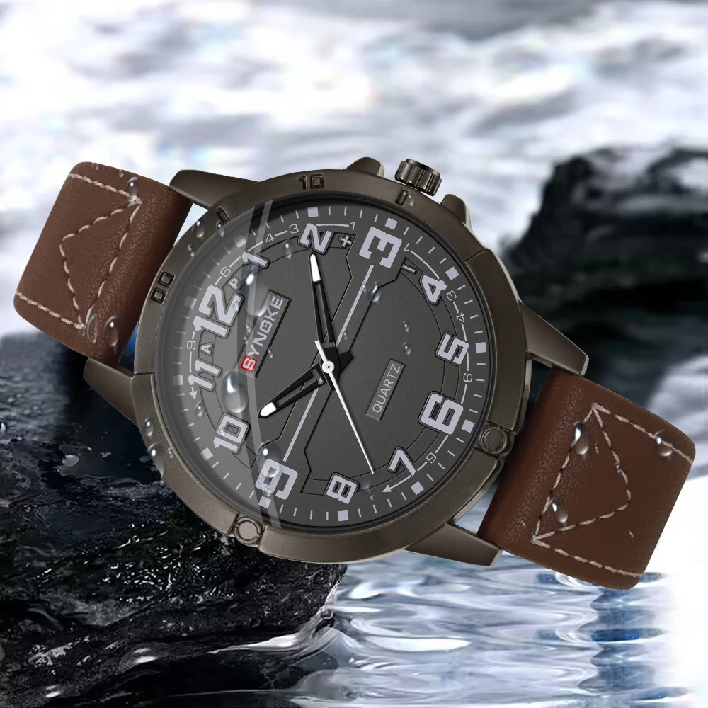 

Mens Durable Waterproof Quartz Watch - Fashionable , Stylish Design for Everyday Elegance