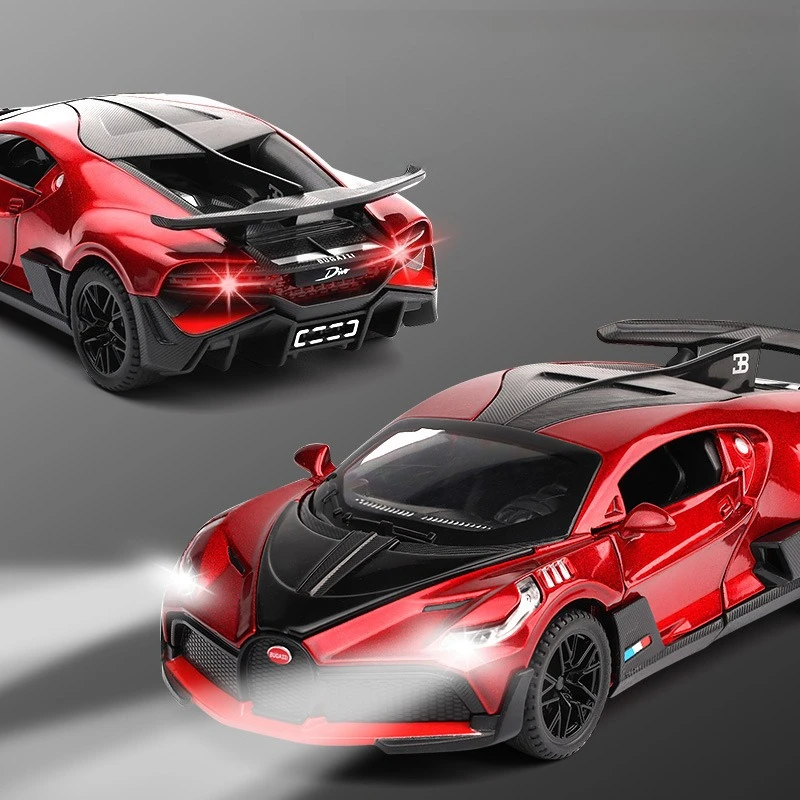 1:32 DIVO Super Sports Car Model Alloy Car Simulation Sound and Light Toy Car Cross-border Hot Models