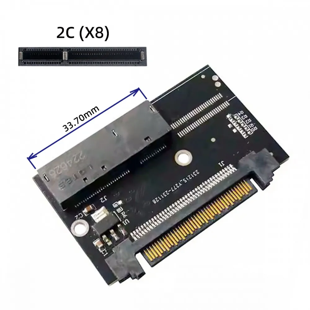 

U.2 SFF-8639 Host Adapter to NVMe Ruler 1U GEN-Z EDSFF 2C 8X Short SSD PM983 E1.L Carrier Adapter