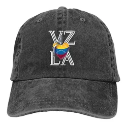 Venezuela Flag Multicolor Hat Peaked Women's Cap HEART FLAG Personalized Visor Protection Hats