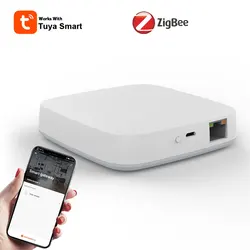 Tuya Smart Inteligente Bedrade Rj45 Zigbee Hub Gateway Alexa Smart Home Assistent Domotica Smartlife Op Afstand Google