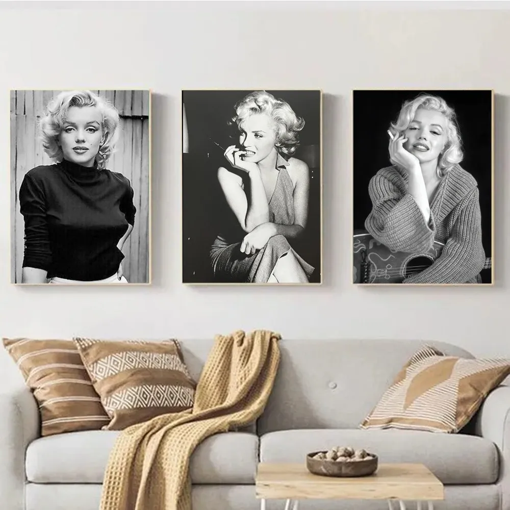 Sexy Woman Marilyn Monroe Poster Office Decoration Home Posters for Wall Decor Decorative Paintings Painting on Canvas Print Art