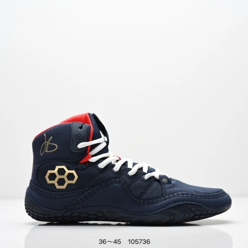 

2026 Good Quality Wrestling Boots Professional Unisex Boxing Shoes High Top Boxing Fighting Boots Lace Up Wrestling Sneakers Cou
